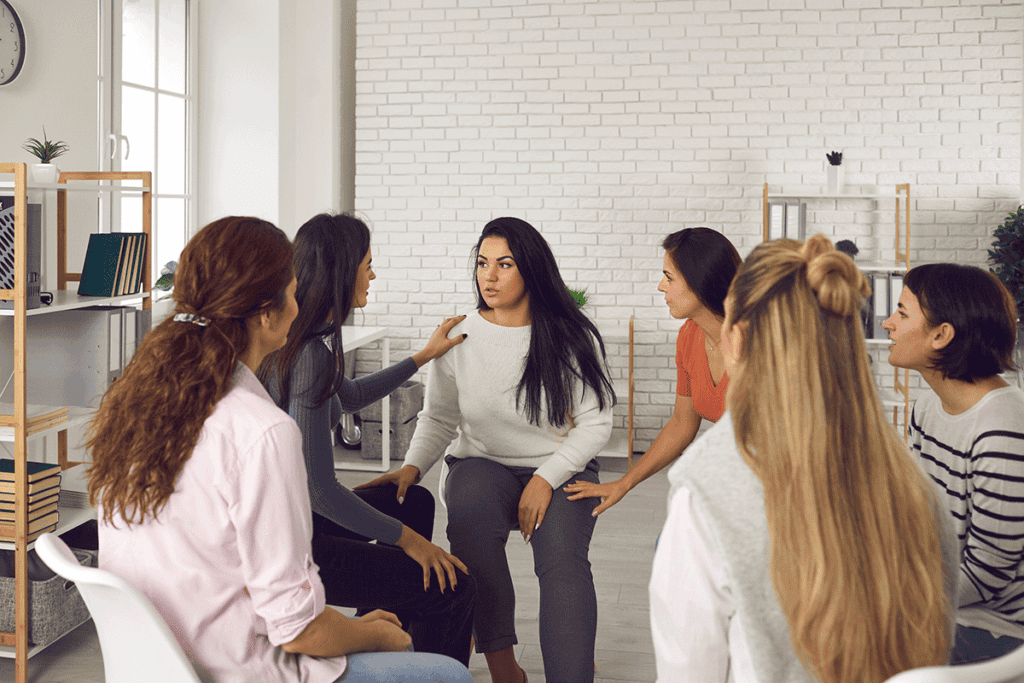 People at a women's rehab in Killeen, TX